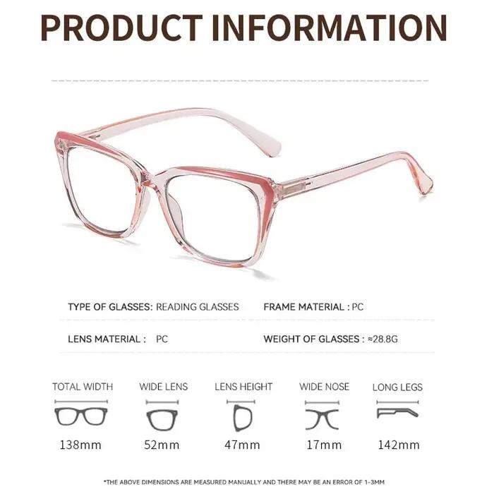 Lunettes de lecture multifocales photochromiques à monture transparente pour femmes et hommes, lunet
