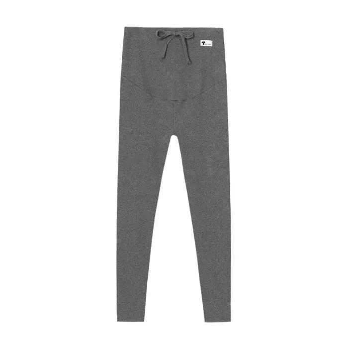 Leggings maternité femme enceinte réglable grande taille - Pantalon grossesse mince coton doux