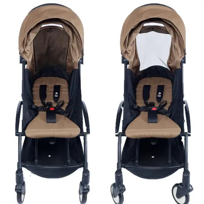 Kit de housse d'auvent coussin de siège pare-soleil pour landau Yoya YOYO élégant confortable pour bébé occasions spéciales