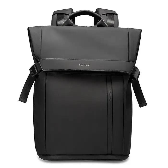 Mochila Bange-Sac de voyage étanche à compartiments multiples pour homme, ordinateur portable, noir,