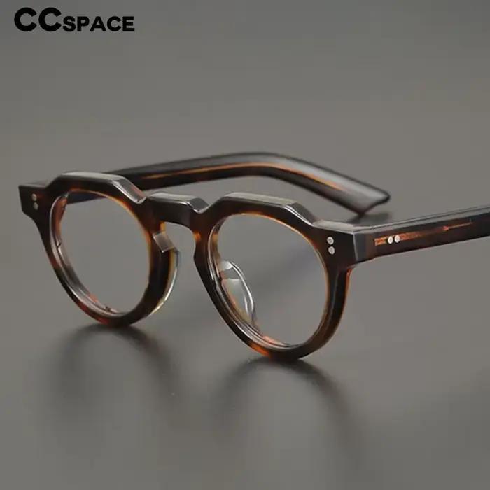 Lunettes rondes Vintage en acétate de haute qualité pour hommes et femmes, monture de Prescription o