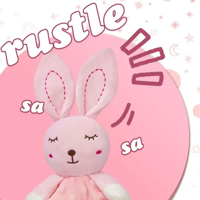 Couverture personnalisée avec nom bébé - Cadeau nouveau-né étiquettes hochets ensemble douillet