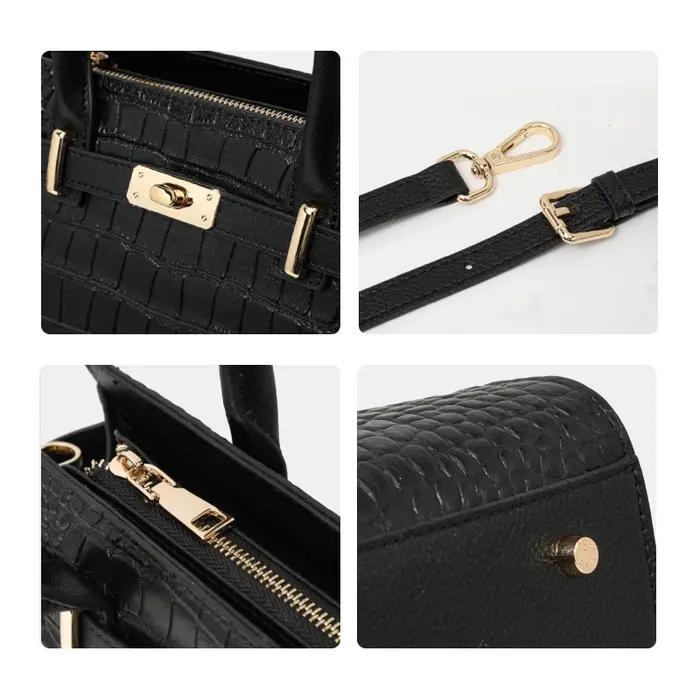 Sac en cuir, sac à main pour femmes, sac à bandoulière en peau de vache, nouveau style 2024, léger e