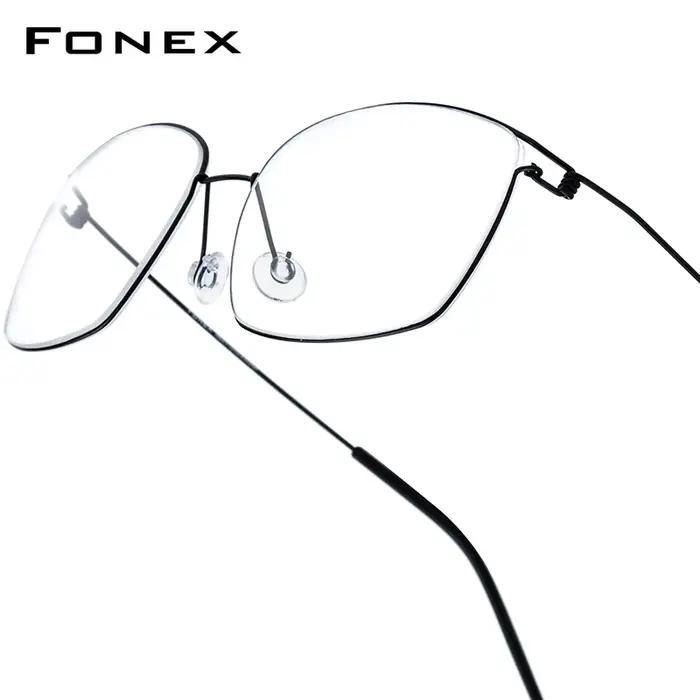 FONEX alliage de titane lunettes cadre hommes marque Design lunettes ultraléger danemark corée Morte