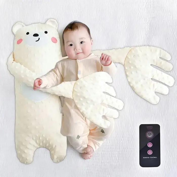 Jouet électrique de sommeil pour bébé, télécommande de 65cm, poupées apaisantes en peluche en forme