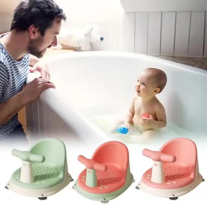 Siège de baignoire pour bébé sûr et antidérapant adapté aux nouveau nés pour enfants de 6 à 18 mois accessoire de bain pour baignade ludique et sécurisée