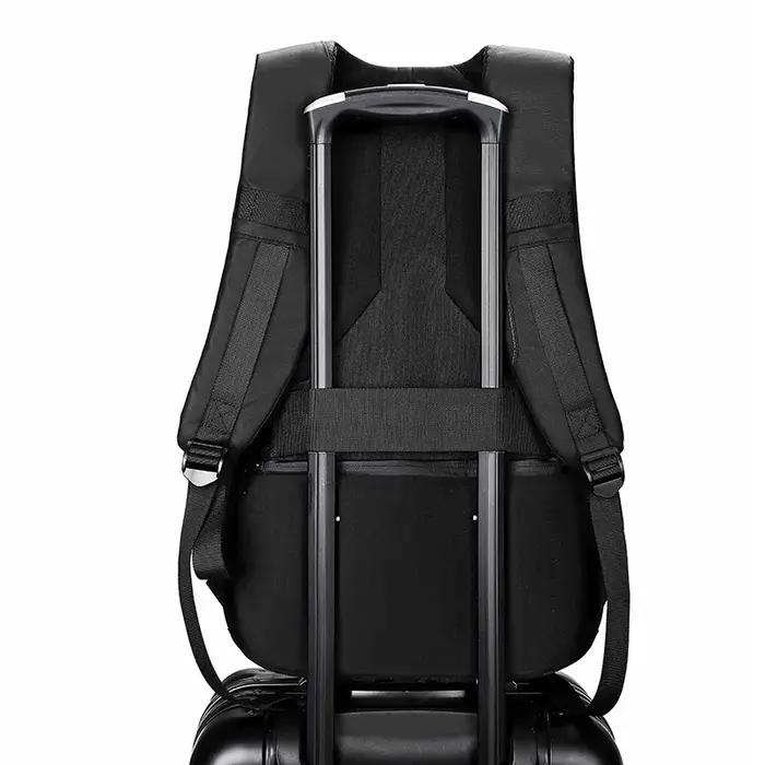 LED affichage sac à dos voyage d'affaires 15.6 pouces sac à dos pour ordinateur portable hommes bric