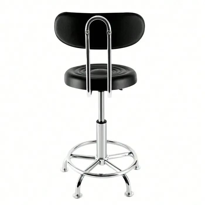 Tabouret d'atelier, banc, chaise hydraulique, Bar, Garage, avec dossier + repose-pieds, chaise pivot