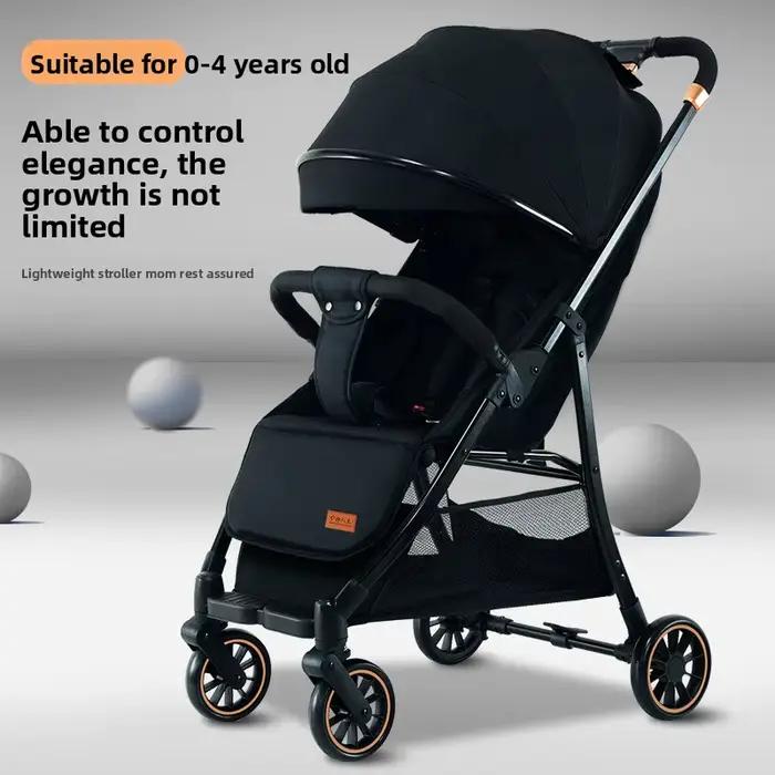 Poussette bébé assise et allongée, légère et pliante, marcheur pour bébé