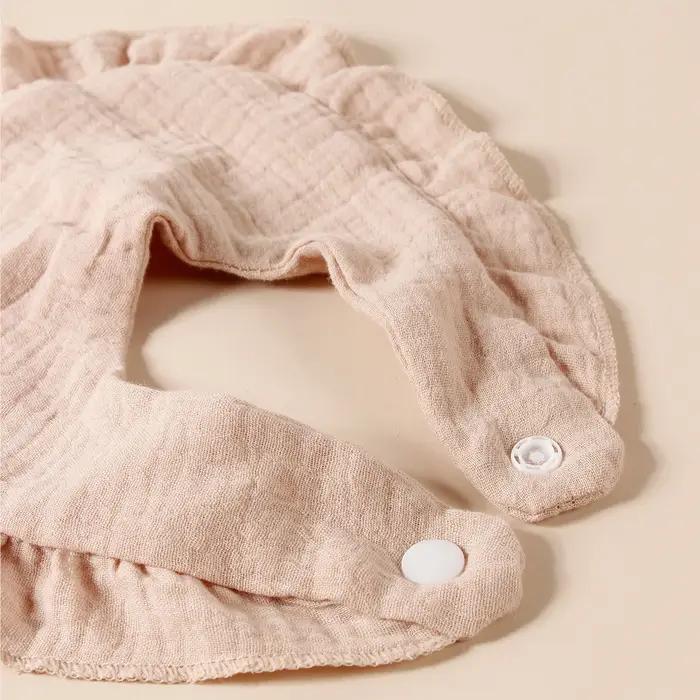 Bavoirs à volants en coton pour nouveau-né, 8 pièces, bavoirs pour enfants, serviette de salive mign