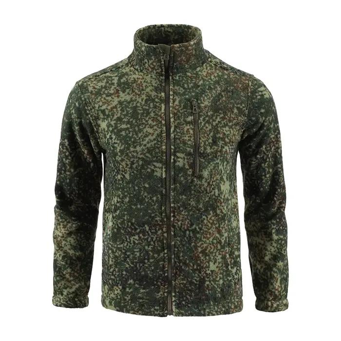 Veste polaire de Camouflage d'extérieur, Cardigan polaire Double face, veste tactique, combinaison d