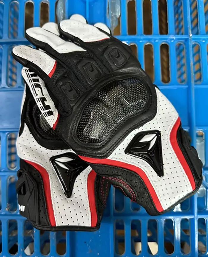 Gants de Moto en cuir véritable pour hommes, gants de course de Motocross RST390 391, printemps-auto