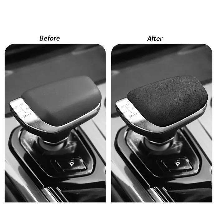 Housse de levier de vitesse en daim pour GEELY MANJARO Grand Koleos EMGRAND intérieur de luxe confort sophistiqué voiture personnalisation expérience conduite