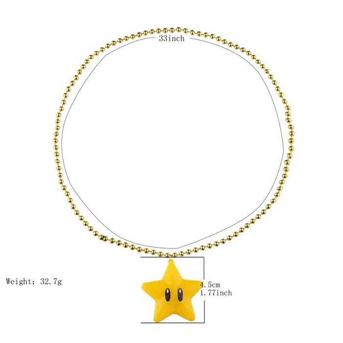 Porte-clés lumineux étoile de dessin animé, mignon, en acrylique, lampe étoile, accessoires de sac p