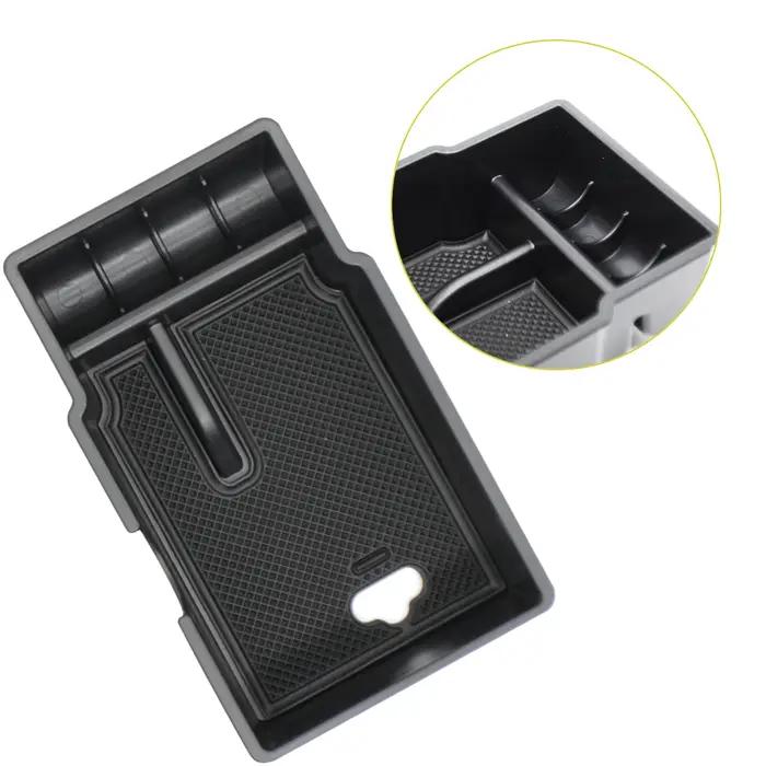 Pour Fiat 500X accoudoir boîte de rangement Console centrale organisateur conteneur plateau gant cas