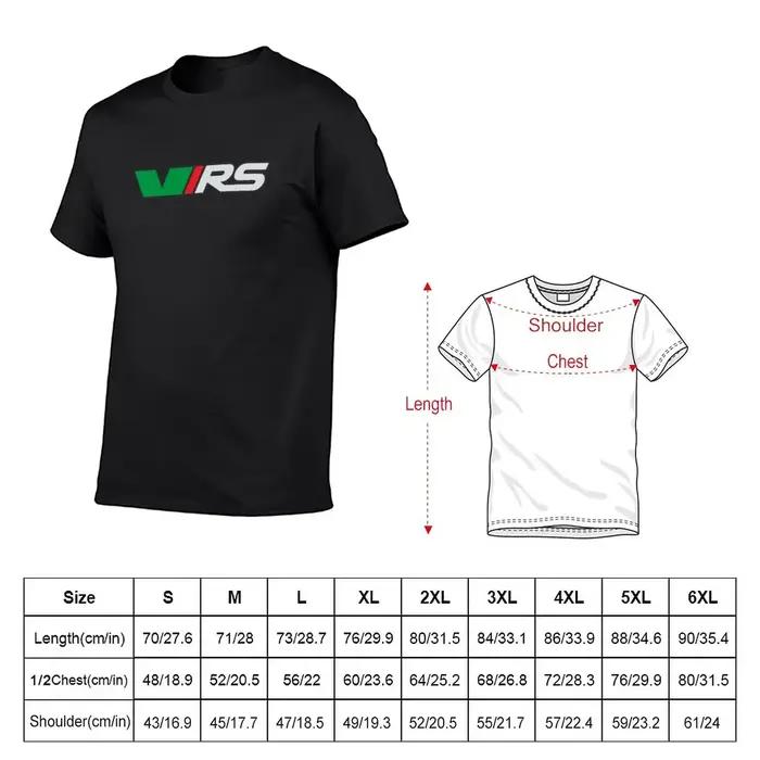 T-shirt Skoda Vrs pour hommes, grande taille, médicaments, vêtements d'été, sublime, nouveau