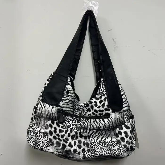 Sac à main pour femme Angel Kiss, motif léopard, sac à bandoulière, sac à poignée supérieure, sacoch