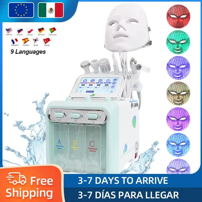 Machine faciale dermabrasion à l'eau 7 en 1, nettoyage en profondeur, soins de la peau, raffermissem