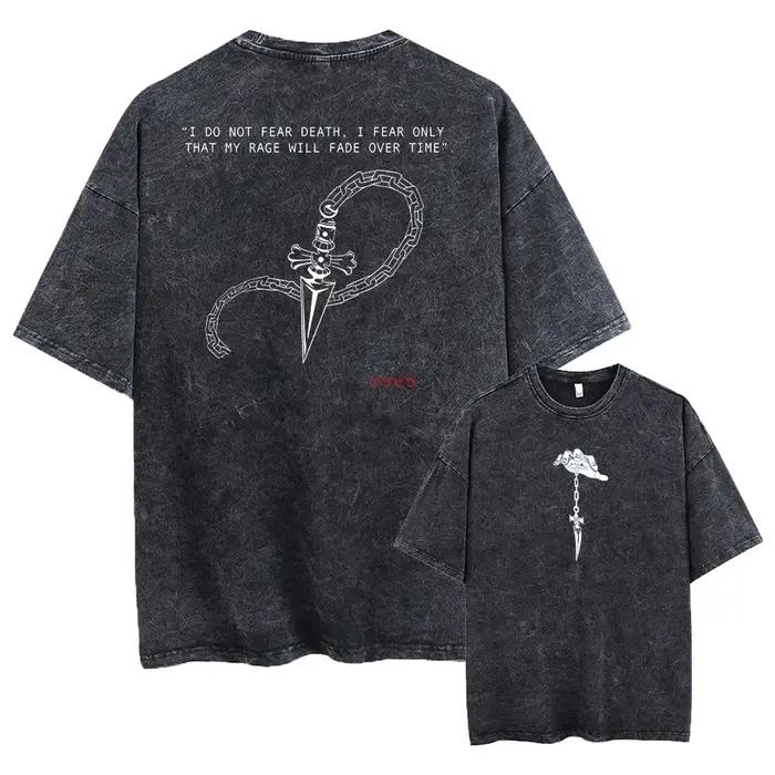 Anime Hunter X Hunter lavé nouveauté hommes vêtements t-shirt Homme graphique T-Shirts hommes t-shir