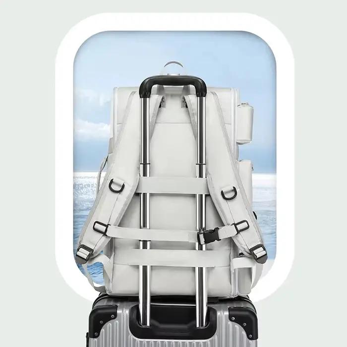 Sac à dos multi-poches pour ordinateur portable pour homme, grande capacité, voyage d'affaires, baga