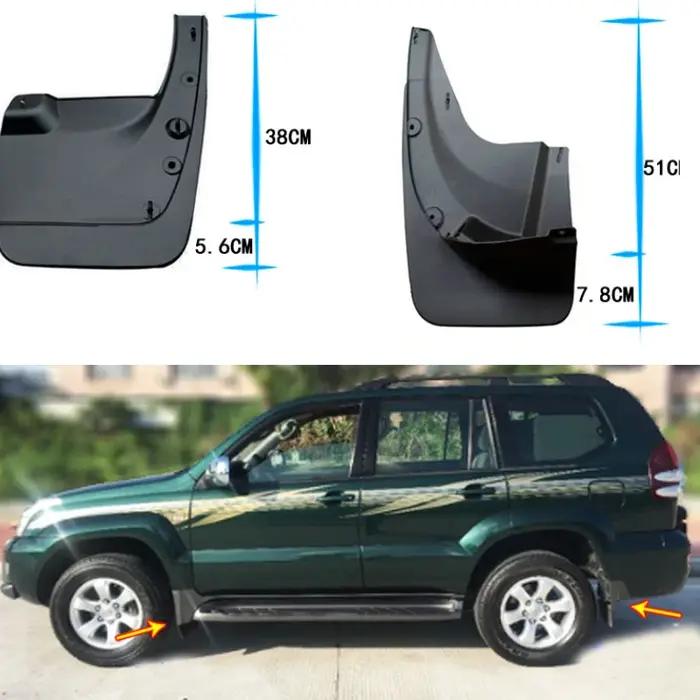 Garde-boue moulés pour Toyota Land Cruiser Prado FJ120 120 2003-2009, garde-boue avant ou arrière