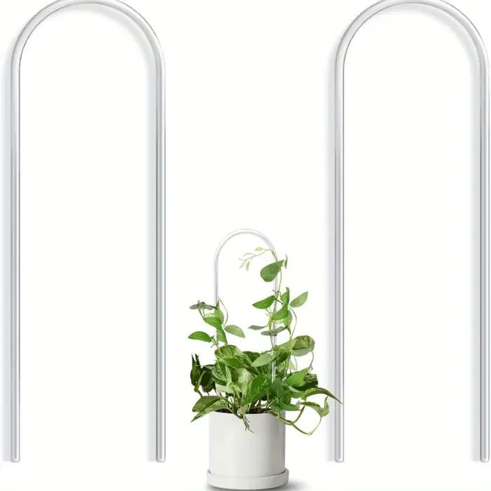 Cadre d'escalade pour plantes en acrylique transparent en forme de U, structure de support spécialem