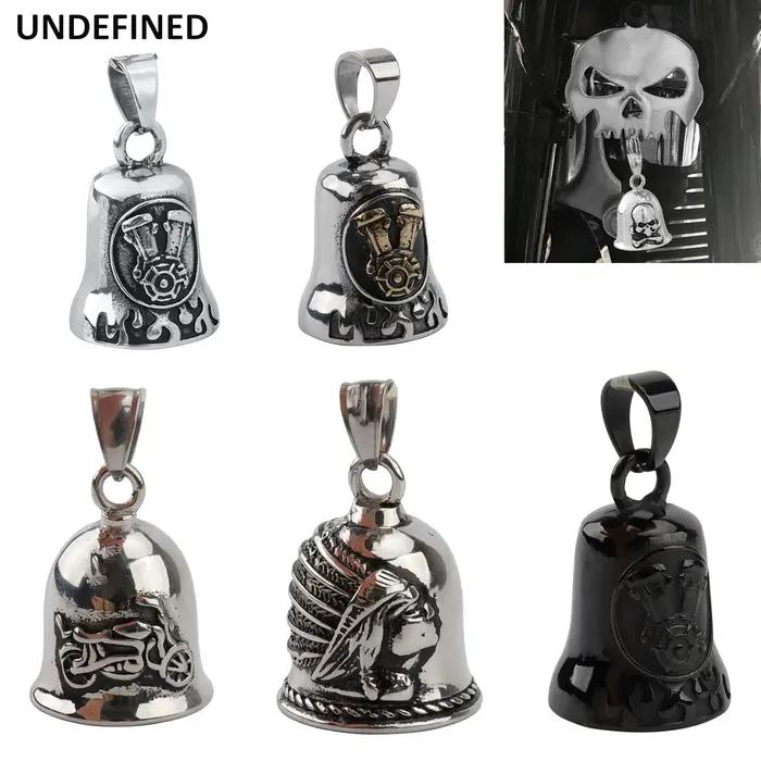 Cloche de moto universelle en acier inoxydable, pour Harley Indian Scout Touring Softail Dyna Bobber