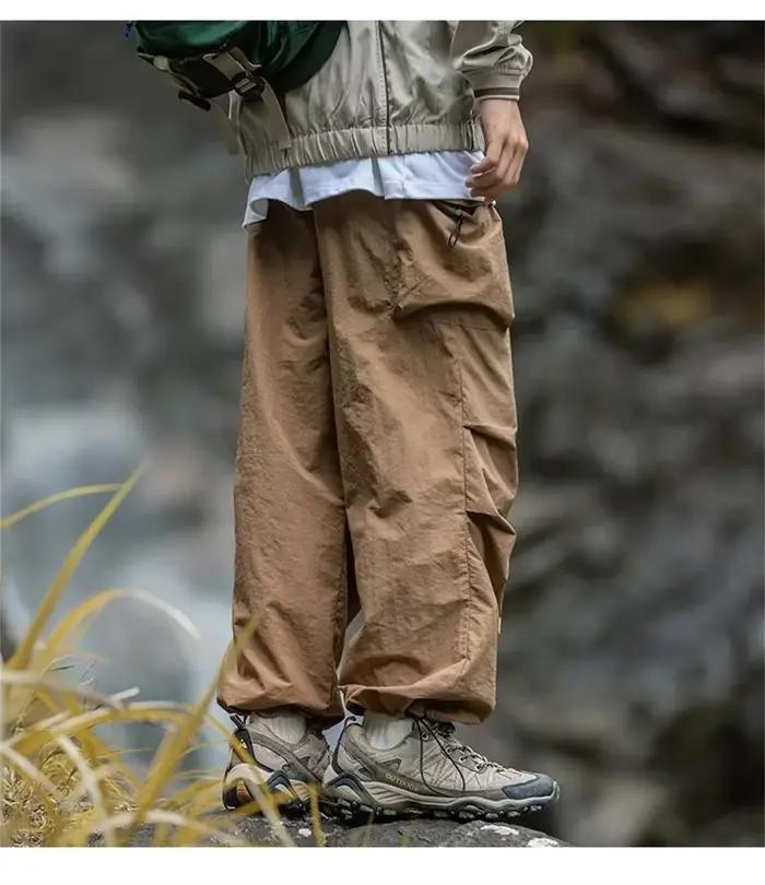 Pantalon de travail imperméable pour hommes, pantalon d'alpinisme Hip Hop, pantalon Harajuku décontr
