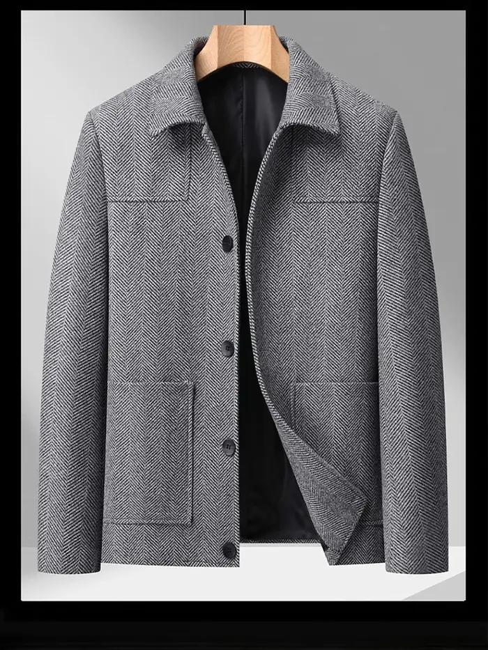 Nouvelle Veste Homme Printemps/Été 2026 - Anti-plis, Douce, Coupe Ajustée, Manteau de Mode Professio