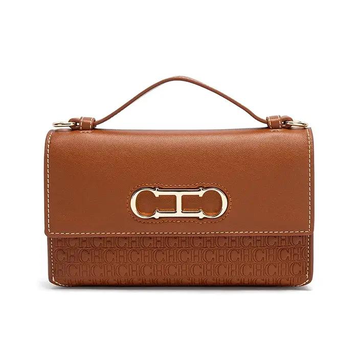 CH sac à bandoulière marque femmes sac lettre impression cuir Compact élégant sac à main sac fourre-