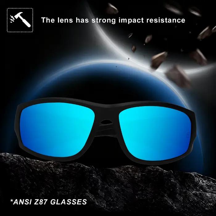 XL Z87 lunettes de soleil enveloppantes de sécurité pour le travail pour grandes têtes hommes femmes