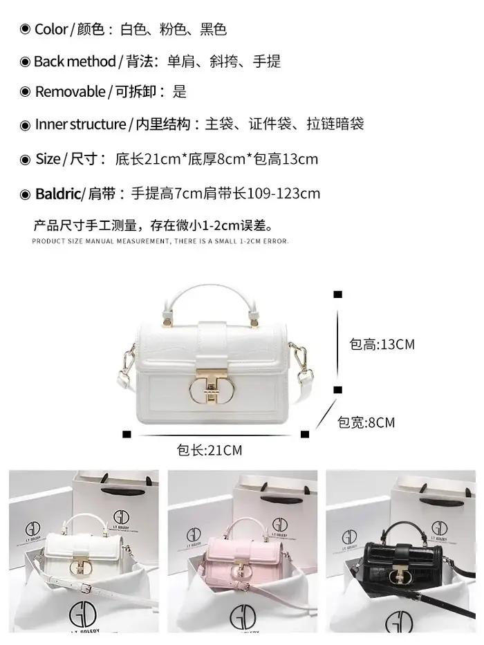 Sacs de créateurs de luxe avec cuir imprimé Alligator de haute qualité et sac à bandoulière Portable