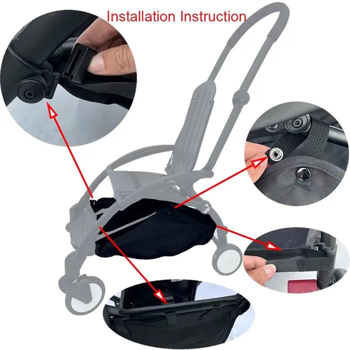 Panier commercial compatible poussettes YoYo - Accessoire exclusif pour modèles YoYo, YoYo2 et YOYO 3