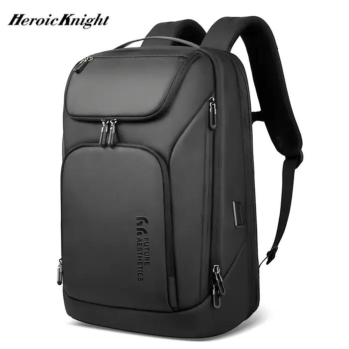 Heroic Knight-Sac à dos d'affaires étanche pour homme, sac de voyage pour ordinateur portable 17.3 "