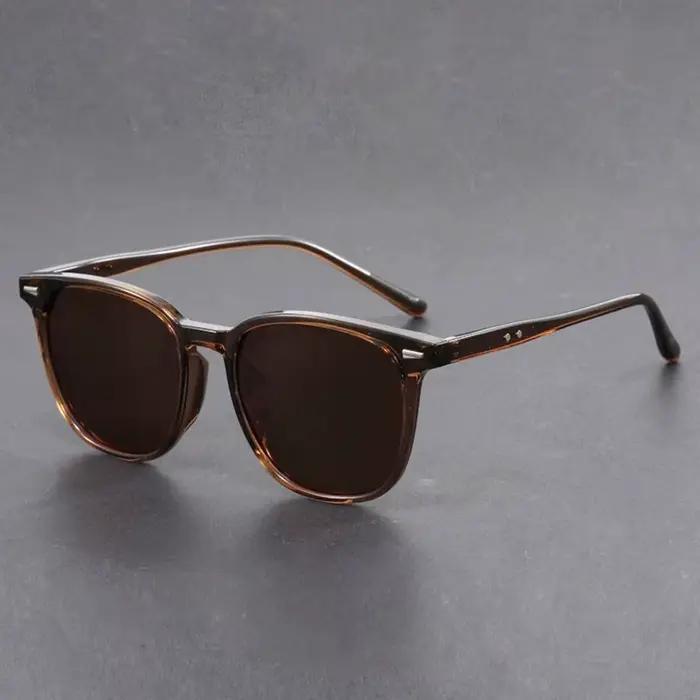 Lunettes de soleil carrées vintage pour femmes et hommes, lunettes de soleil rectangulaires, lunette