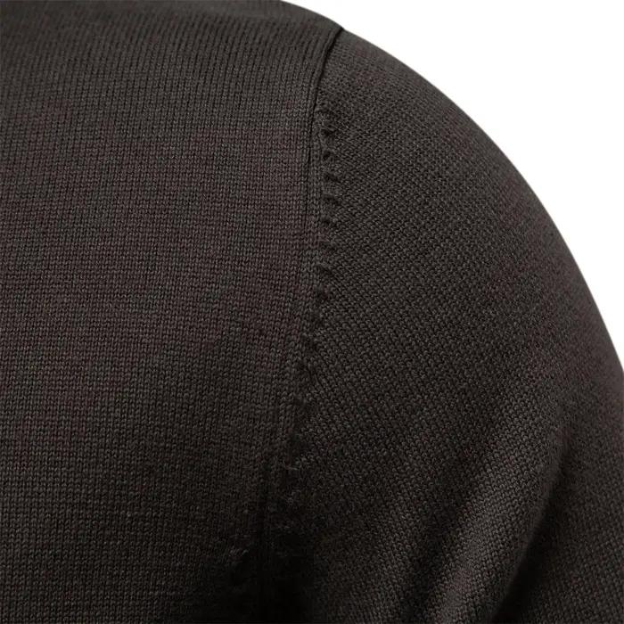 Cardigan en coton pour hommes, pull de qualité, à la mode, col rabattu, tricoté, nouvelle collection