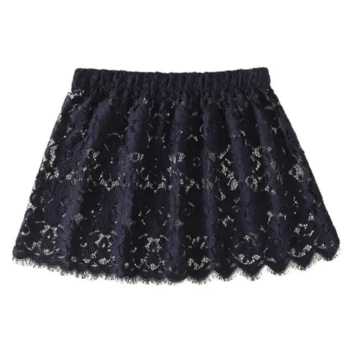 Extension de chemise en dentelle florale pour femmes, cils réglables, couches, Faux ourlet supérieur