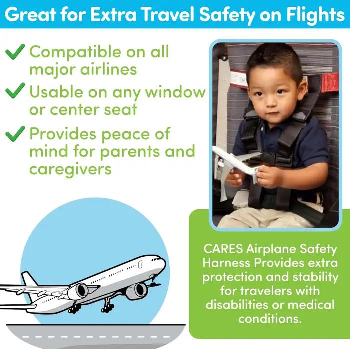 Soins un harnais de voyage de sécurité pour avion pour enfants - Restraint de voyage pour tout-petit