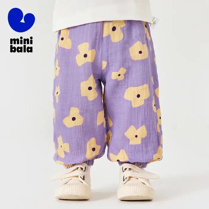 Mini Bala – pantalons d'été pour garçons et filles, séchage rapide, anti-moustiques, amples, doux po