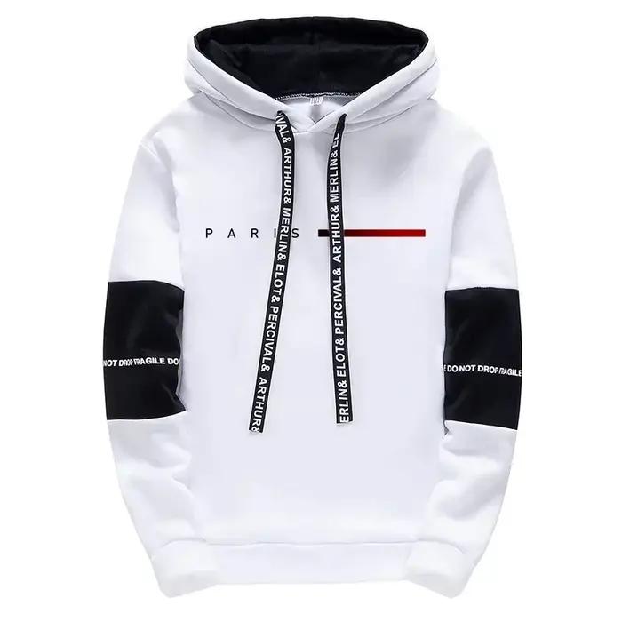 Sweat-shirt à capuche pour hommes, pantalon de survêtement, mode Paris, Streetwear, toutes saisons,
