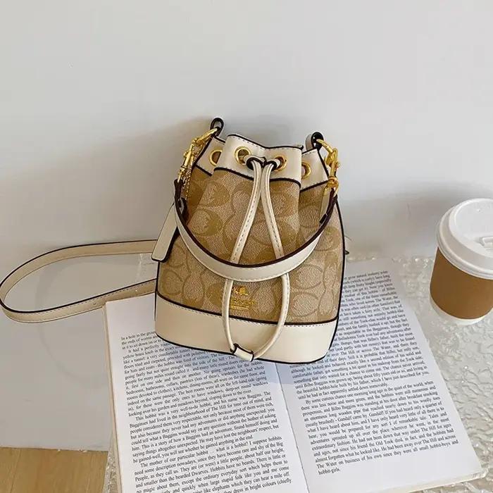 Sac à bandoulière élégant pour femme, sac à langer en cuir de créateur, sac à main fourre-tout éléga