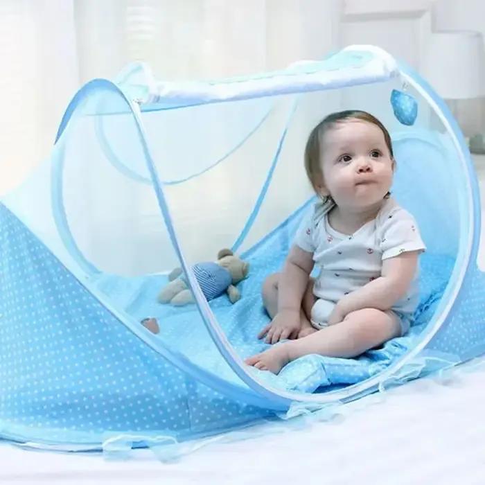 Lit de bébé filet de berceau portable pliable moustiquaire tente couchage nouveau-né sécurité confort chambre enfant voyage