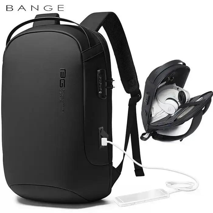 BANGE sac à dos multifonction 15.6 pouces sacs à dos pour ordinateur portable mode sac à dos de voya
