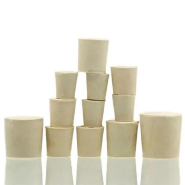 Bouchons coniques en caoutchouc solide, 8mm-62mm, pour tubes à essai de laboratoire, 15 tailles asso