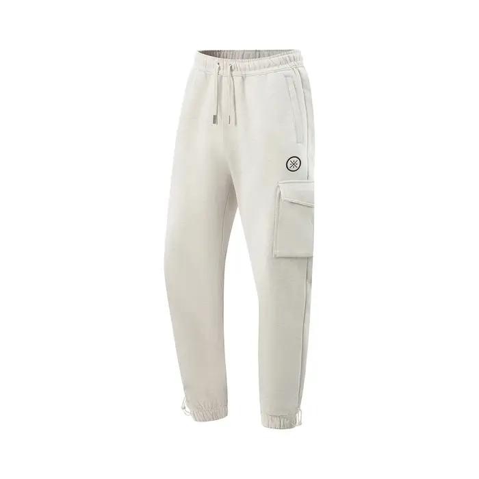 Li-ning pantalon Wade homme chaud au hiver polaire coupe ample 74% coton 26% Polyester doublure pant
