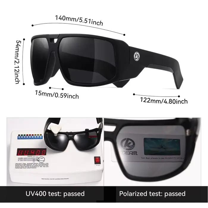 KDEAM Muscle Car Styling et performances sérieuses lunettes de soleil polarisées pour hommes lunette