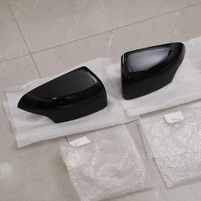 Couvercle de rétroviseur à clipser pour Ford Ranger 2015-2022, boîtier de rétroviseur, noir carbone,
