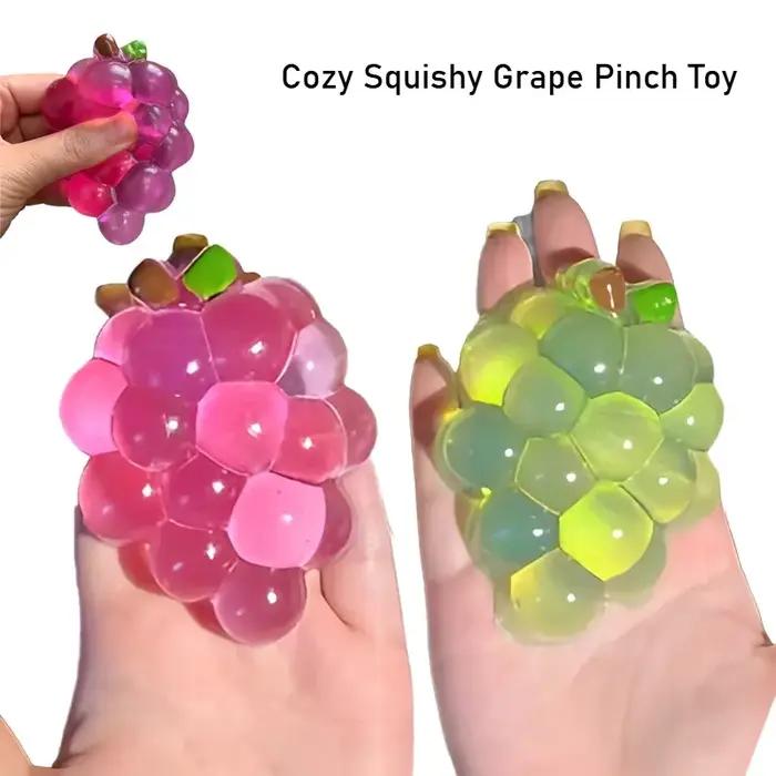 Squishy fruits raisins Fidget jouet presser soulagement du Stress jouet à main Anti-anxiété fruits e
