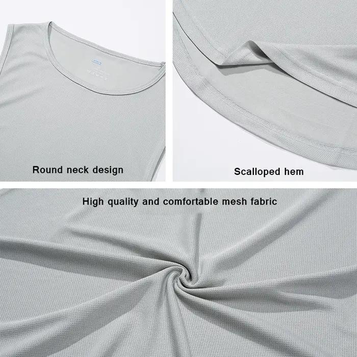 Débardeur de gymnastique d'été pour hommes, vêtements d'entraînement de Fitness, chemise ample sans