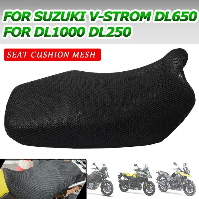 Housse de siège de coussin de protection en tissu maille 3D antidérapant pour moto, pour Suzuki v-st